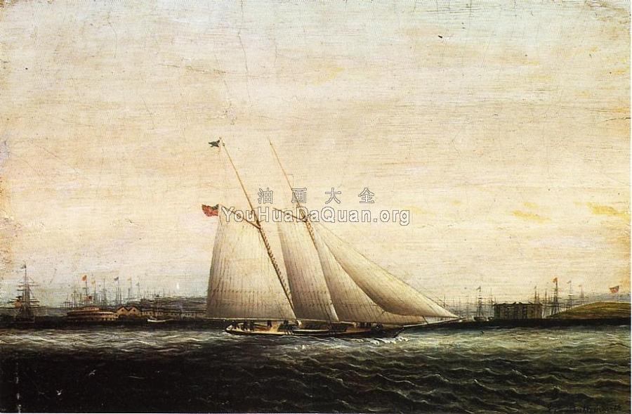 Two Masted Schooner - 詹姆斯·E·巴特斯沃思
